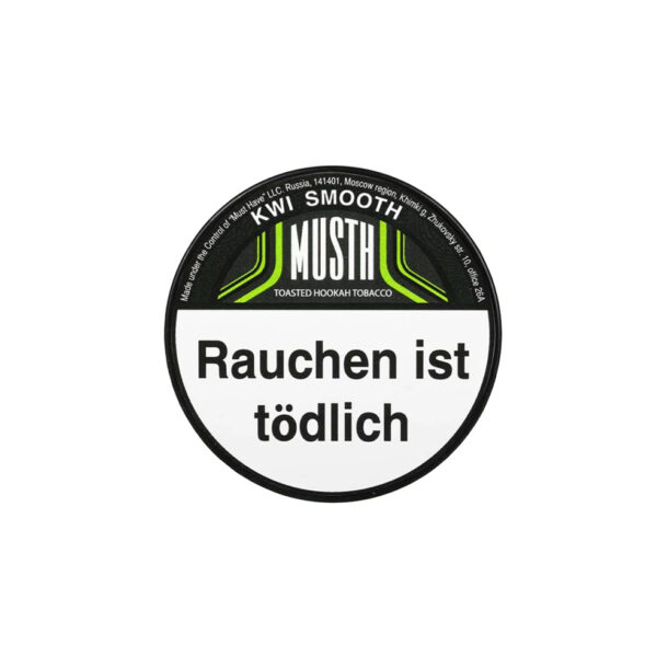 MUSTH Tabak KWI SMOOTH 200g - Schischa Tabak